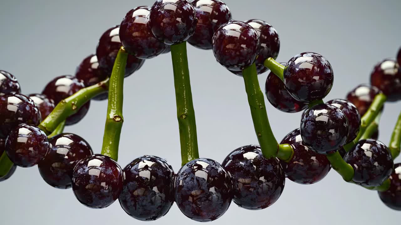 Grapes Representing DNA Structure