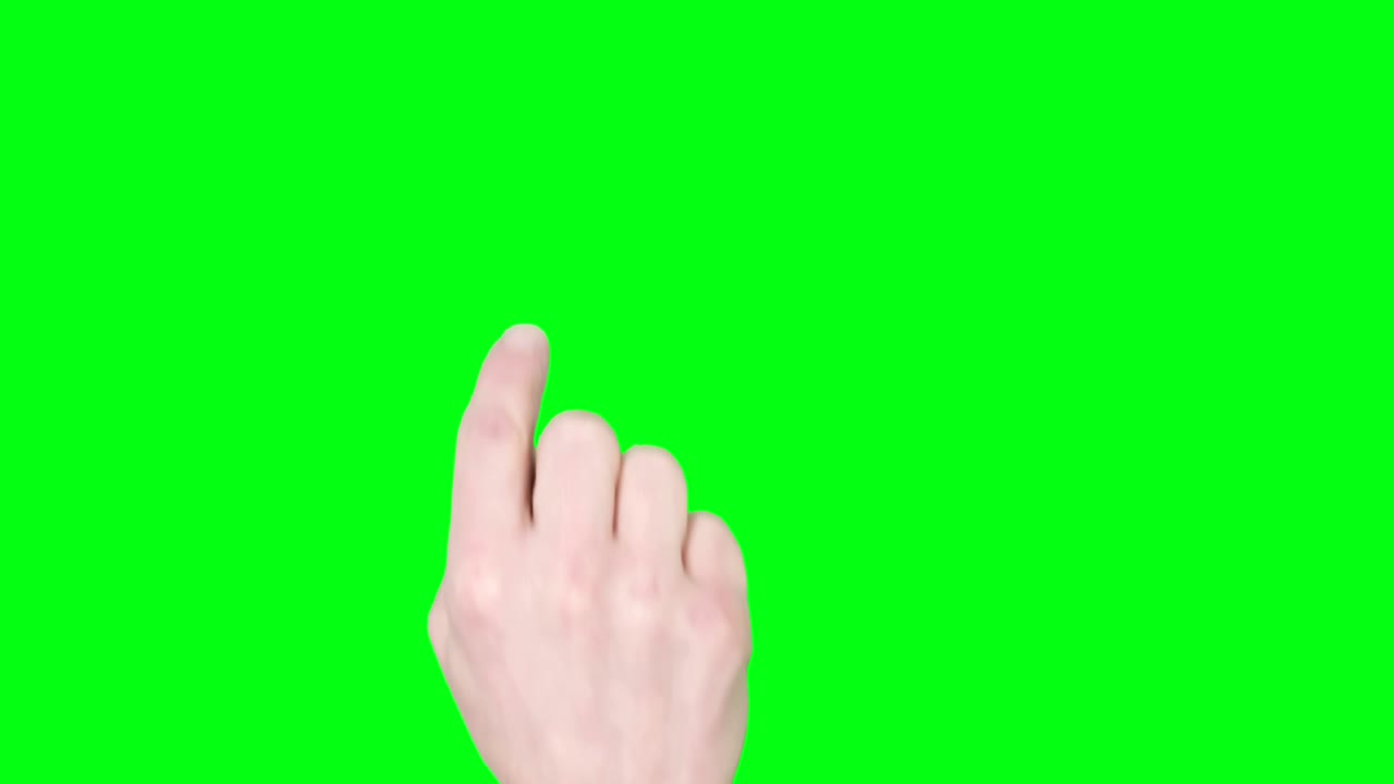 터치 스크린 손가락 제스처