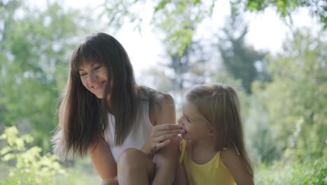 mother and daughter spending quality time together in nature