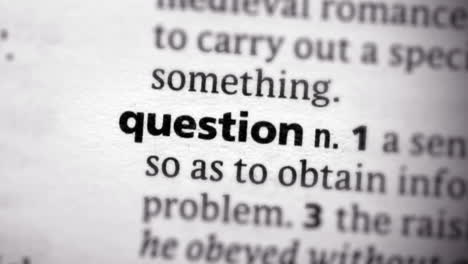 Focus on question