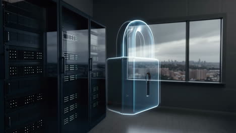 cybersecurity and data protection in a server room