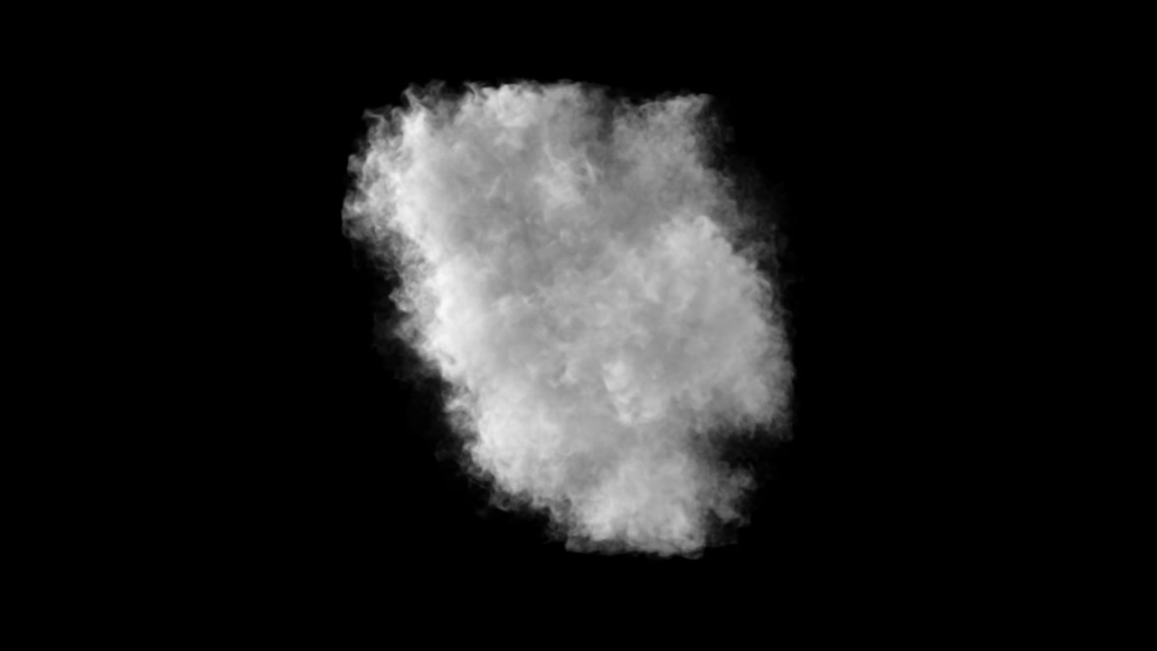 Abstrakt røyk sky