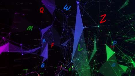 Animation of financial data processing