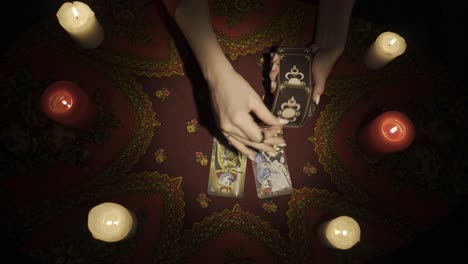 Tarot Card Reading with Candles