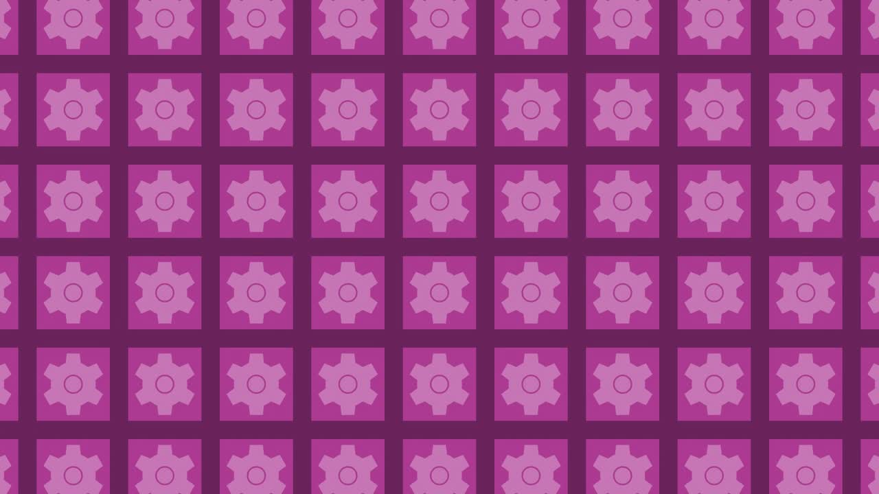 Pink Gears Pattern