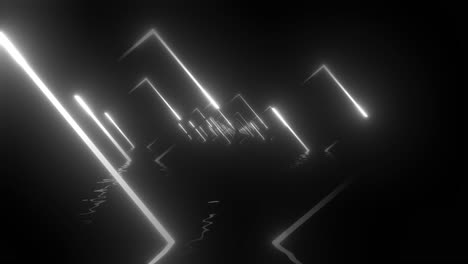neon glowing tunnel abstract background