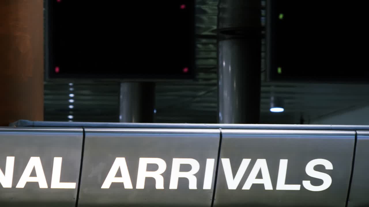 señal de las llegadas internacionales