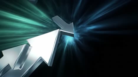 upward arrows graphic