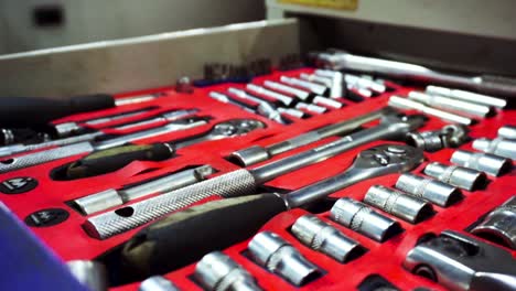organized mechanic's toolbox