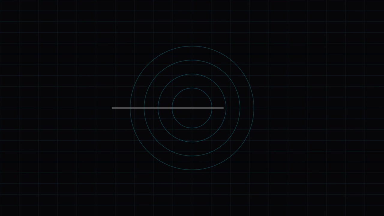 Abstract Digital Motion Graphics with Geometric Lines and Waves