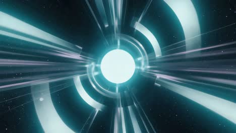 abstract hyperspace travel through a cosmic wormhole