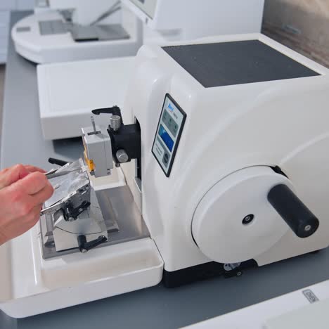 doctor holding testing equipment. laboratory technician tools for taking sample