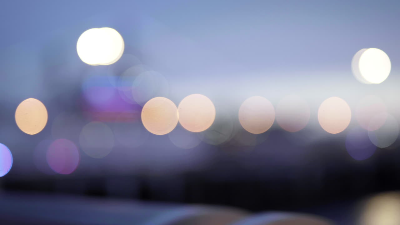 luces bokeh abstractas