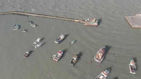 an airshot of a coastal village