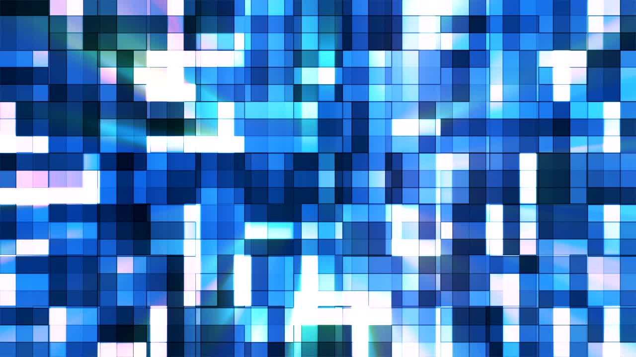 박이는 사각형 하이테크 블록, 파란색, 추상