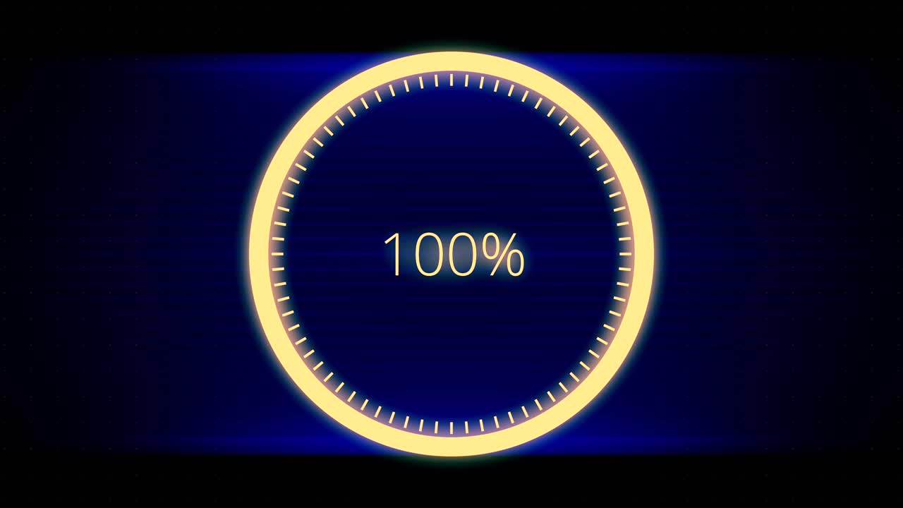 애니메이션 다운로드 진행 바