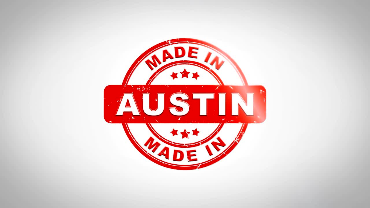 오스틴에서 만들어진 서명 스핑 텍스트 나무 스프 애니메이션 은 잉크와 깨한  종이 표면 배경과 녹색 매트 배경이 포함되어 있습니다.