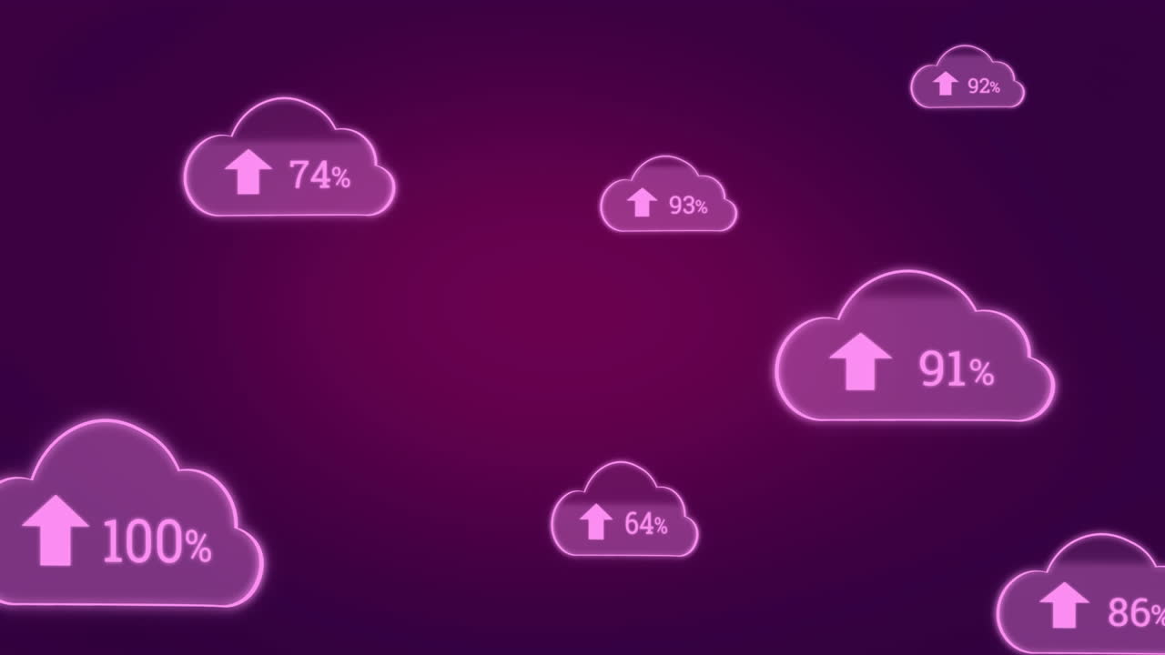 cargar nubes de progreso