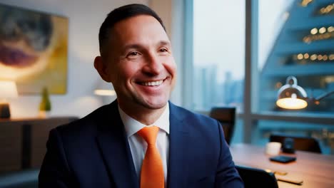 businessman in modern office