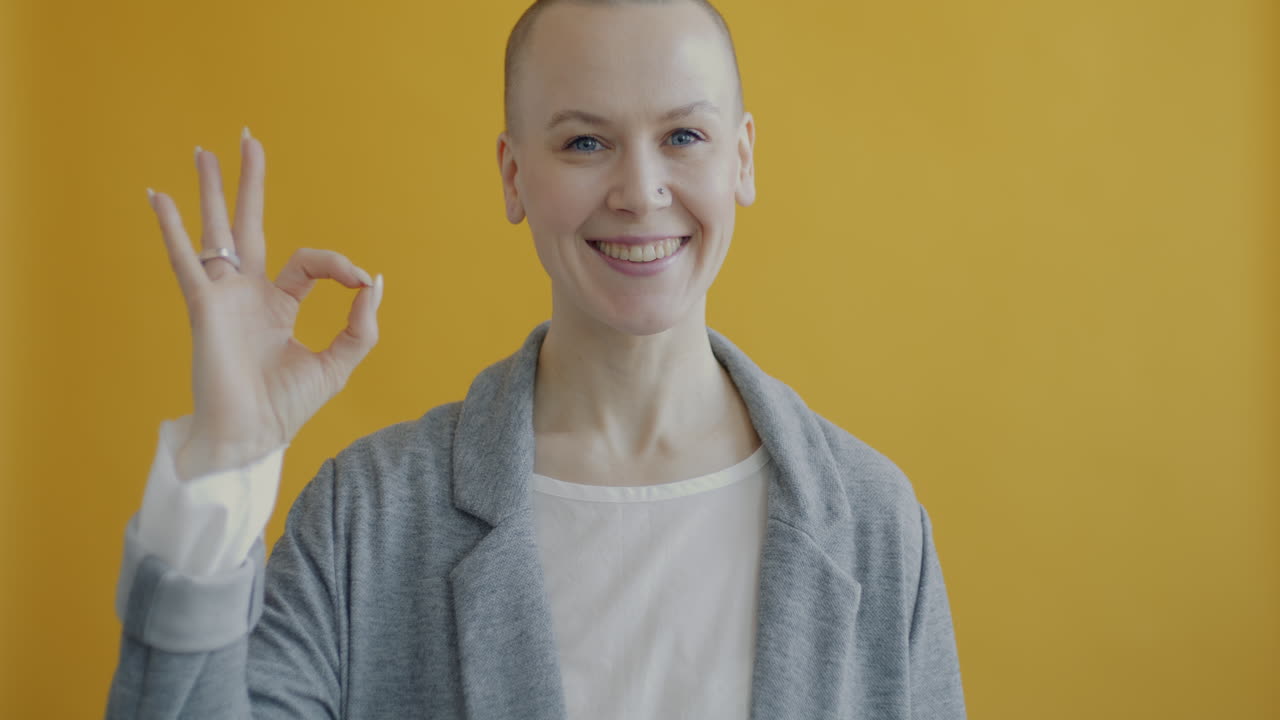 Smiling Woman in a Blazer