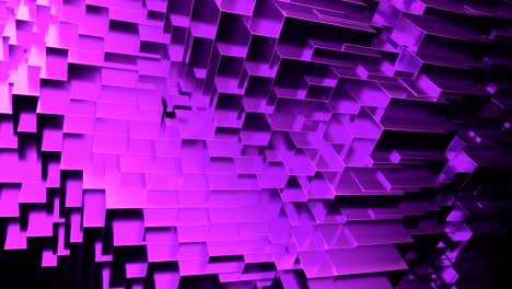 purple geometric cubes background