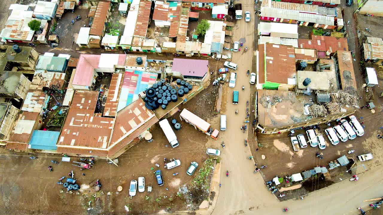 나이로비 시골 도시 풍경 케냐 도시 스카이 라인