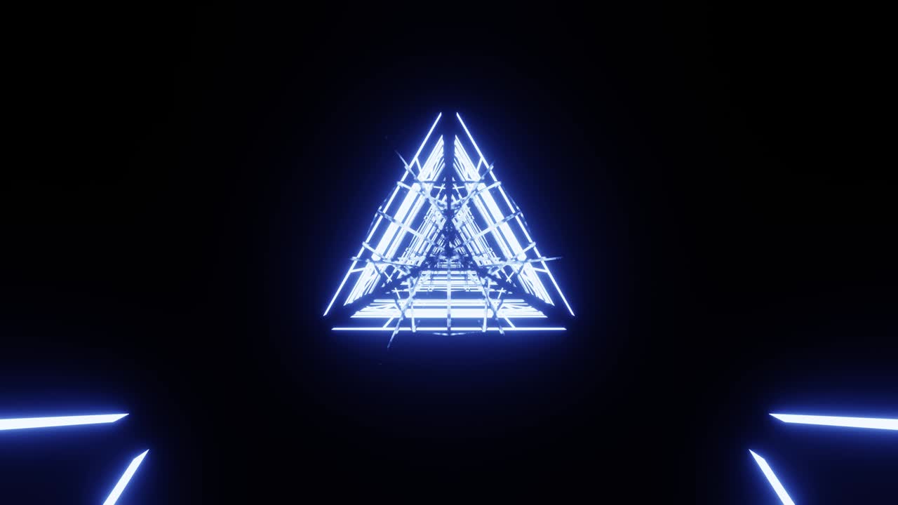 el fondo del túnel de movimiento de la estrella azul vj