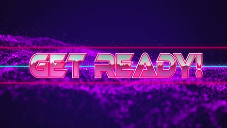 animation of game over text in metallic pink cyber monday with banner over red light spots