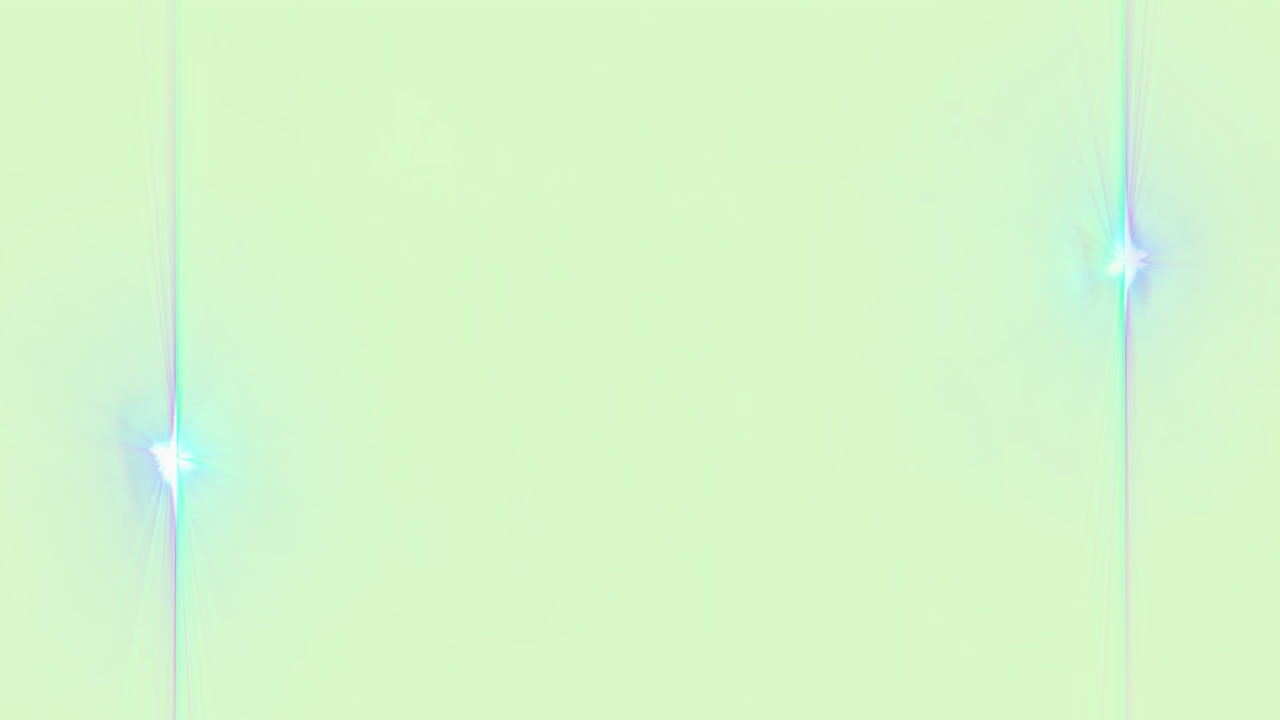 녹색 배경에 빛의 흔적의 애니메이션.