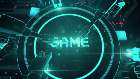 compras metaverse con concepto de tecnología digital hitech
