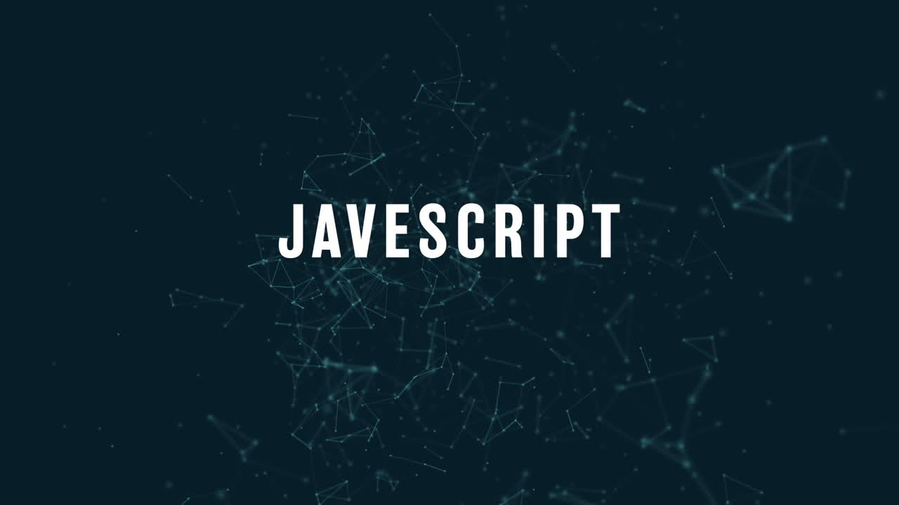 Javascript with polygonal connecting dots and lines