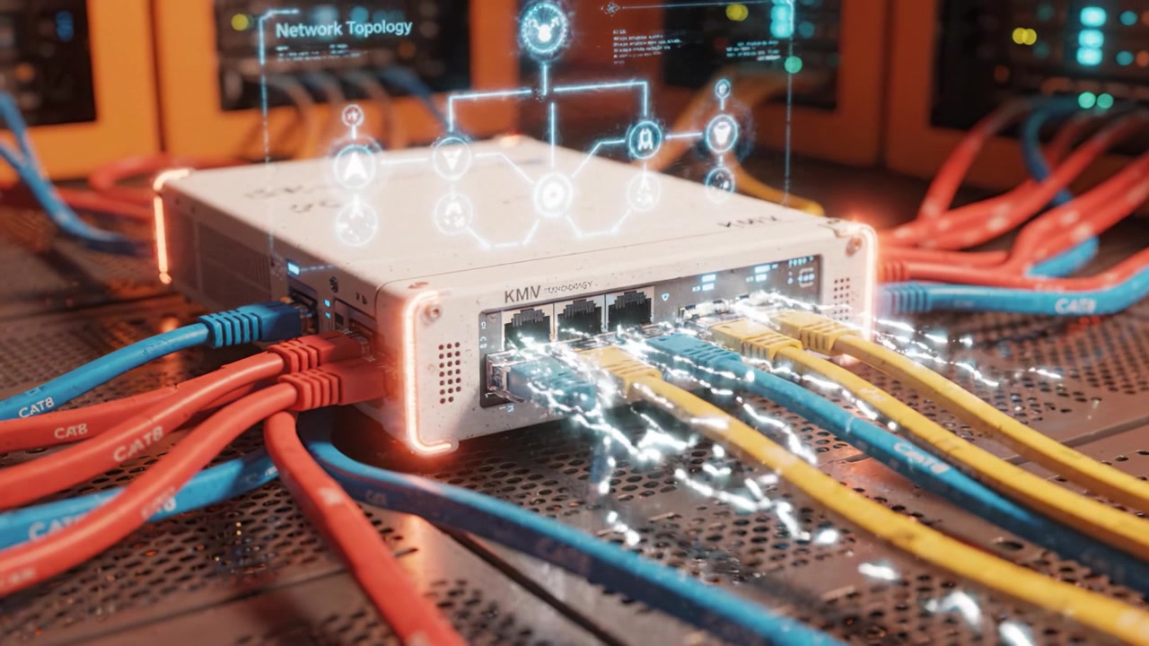 Exploring Network Connections: A Detailed Look at Advanced Network Devices and Their Topology in a Modern Data Center Environment for Optimal Performance