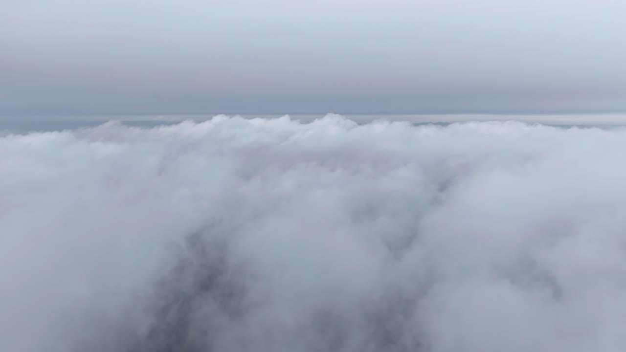Serene clouds in the sky evoke calm and peace