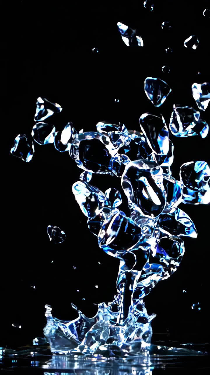 arte abstracto de salpicaduras de agua