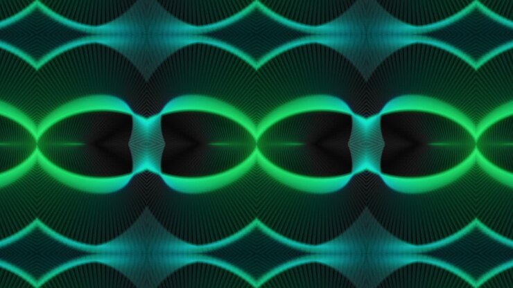 Moving kaleidoscope. 4K motion graphics