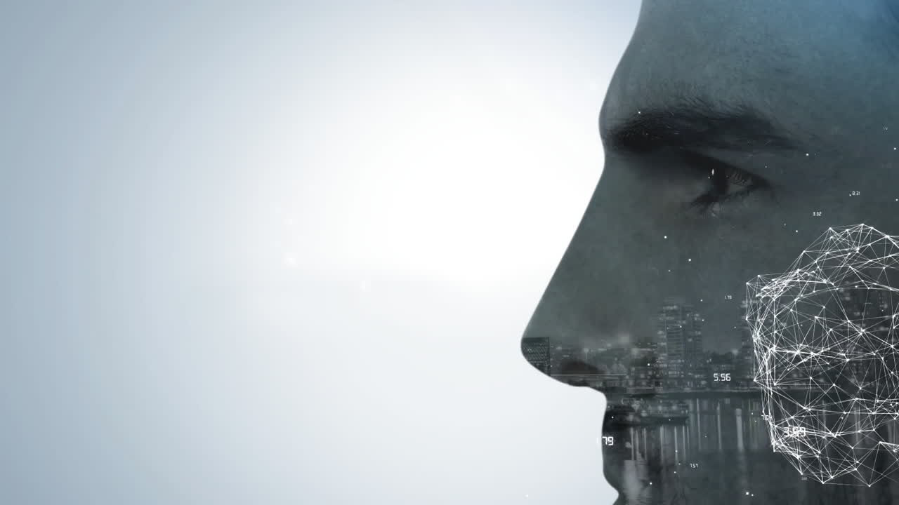 girando el globo con datos y red de conexión