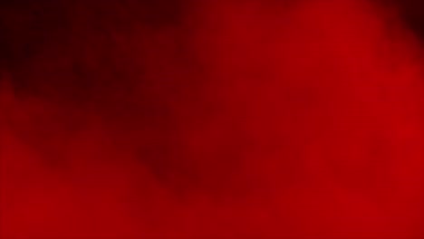 red mist and blood swirls and flows slowly on a black background. ideal overlay for bloody horror films, dramatic intros, atmosphere of danger or passion