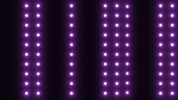 Purple Stage Lights