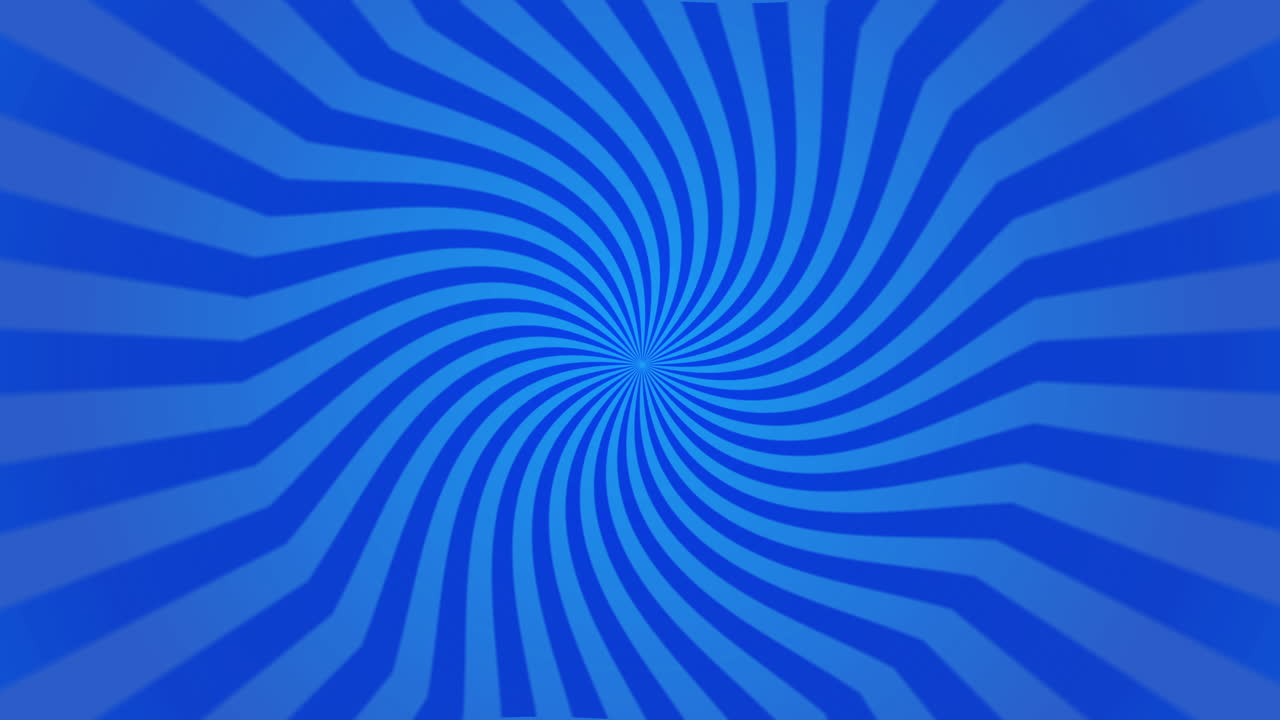 Blue retro burst abstract background. Loop animation.
