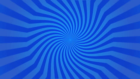 blue retro burst abstract background. loop animation.