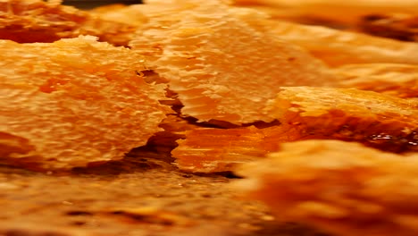 closeup of honeycomb