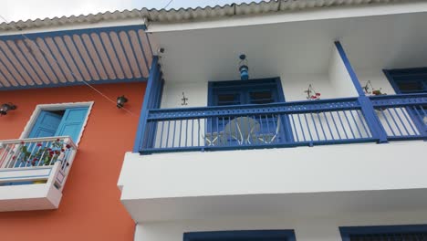 colorful architecture in filandia, colombia