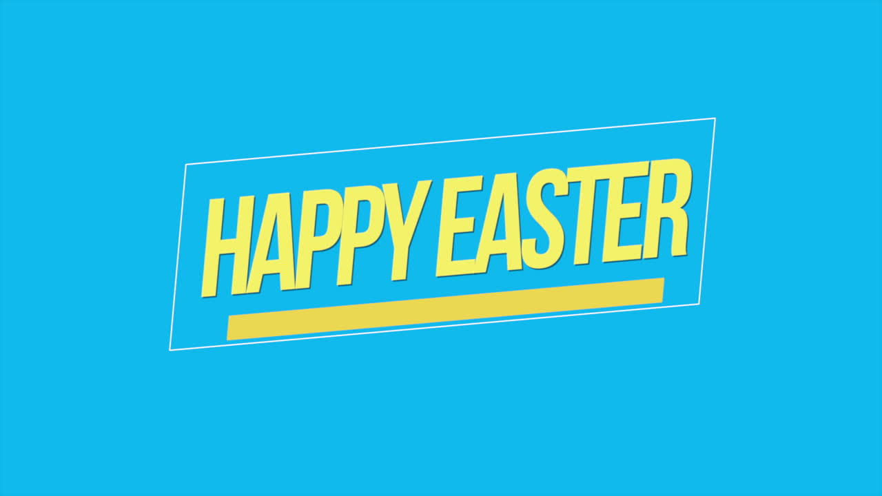 Testo Buona Pasqua su sfumatura blu alla moda