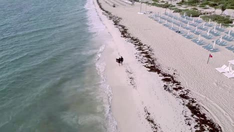 Pareja-Caminando-En-La-Playa