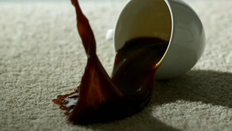 Cup-of-coffee-falling-and-spilling-over-carpet