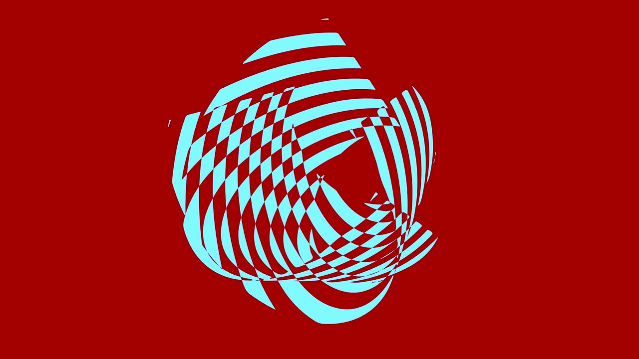 modelo de video 4k con efecto estroboscópico e hipnótico, en formato de video 16: 9.