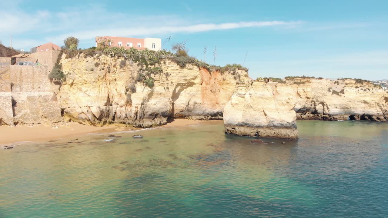 mansiones de lujo con vistas a la playa aislada, lagos, algarve