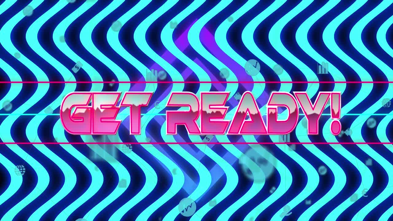 animación del juego sobre texto en letras metálicas rosas sobre comienzo del juego en fondo rosado