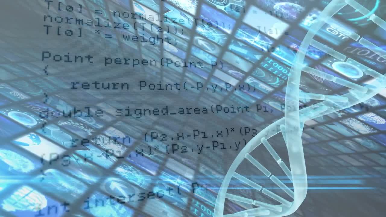 doble hélice de adn y códigos