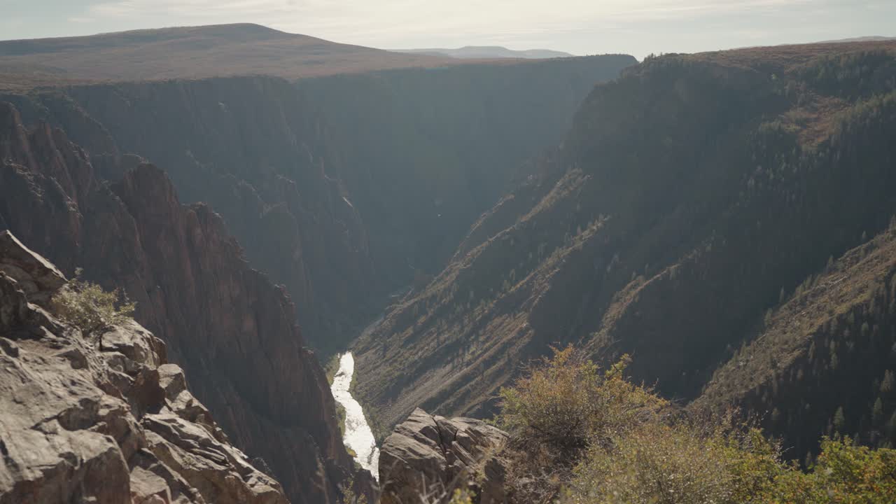 Vista panoramica del Black Canyon del Gunnison National Park